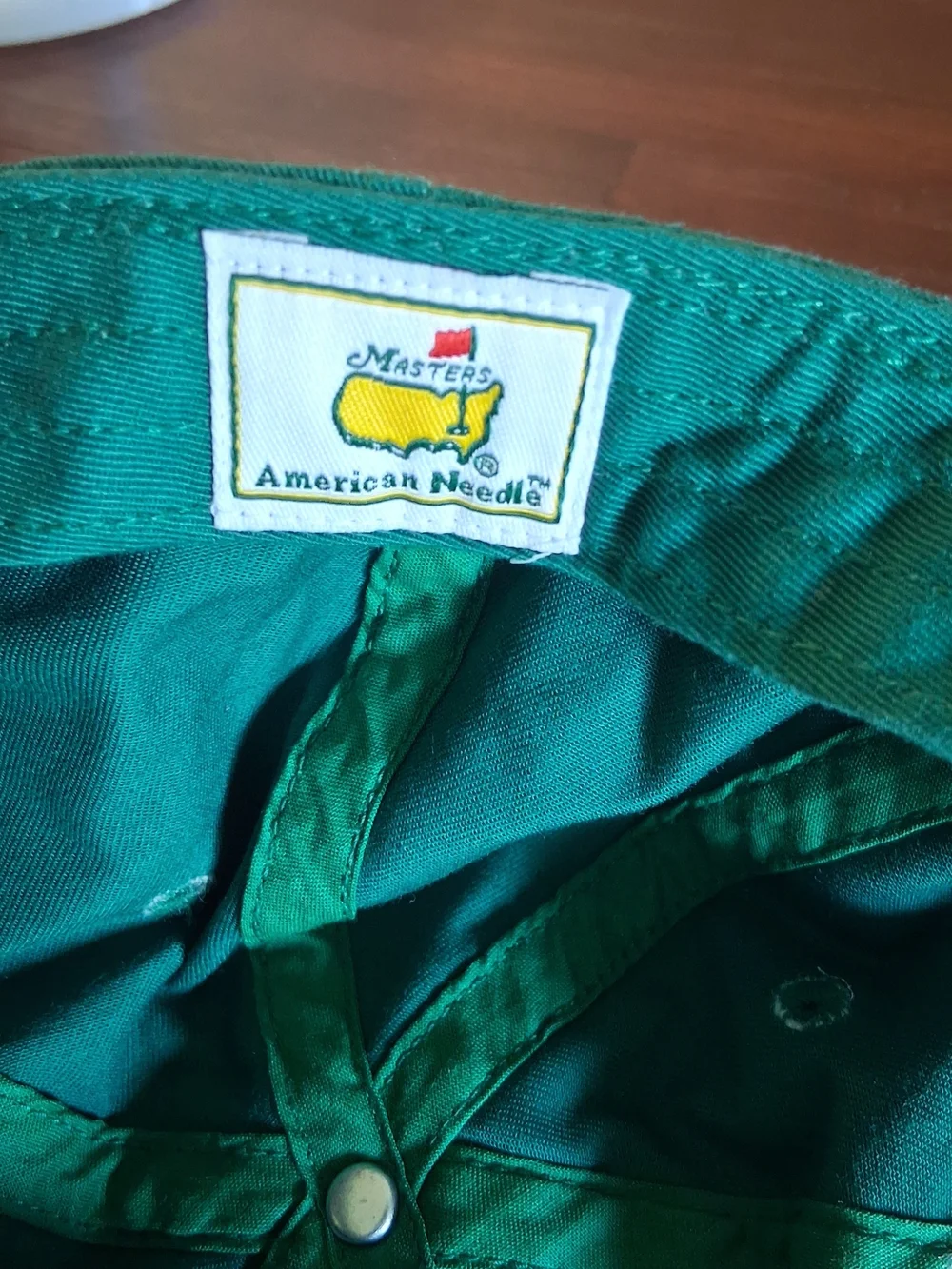 American Needle Green Masters 2006 Embroidered Golf Cap